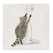 Stupell Industries Raccoon Toilet Paper Hoarder Canvas Wall Art
